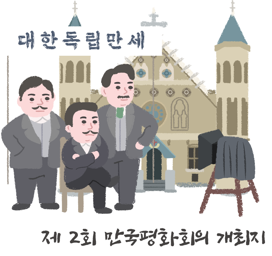 제 2회 만국평화회의 개최지 정보 팝업보기